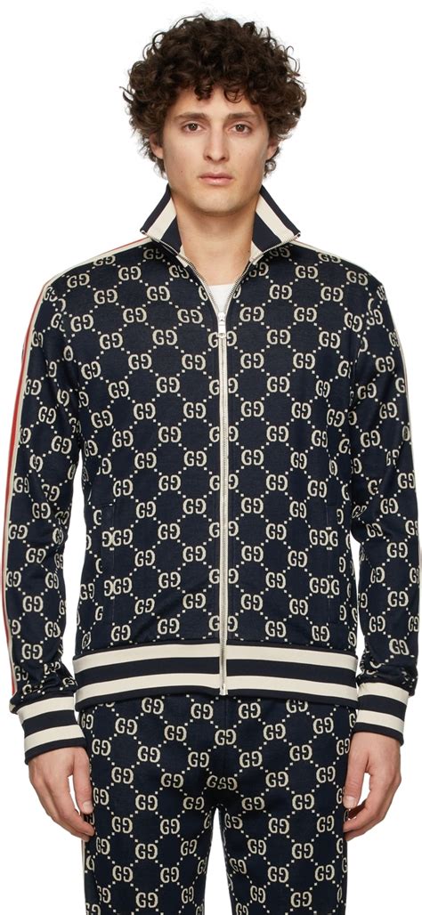 gucci gg jacquard cotton jacket|gucci rainbow coat.